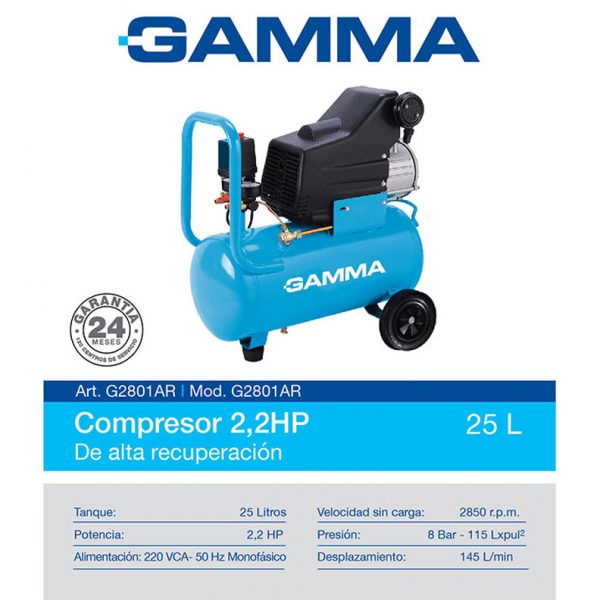 G2801AR_Compresor-GAMMA-25L